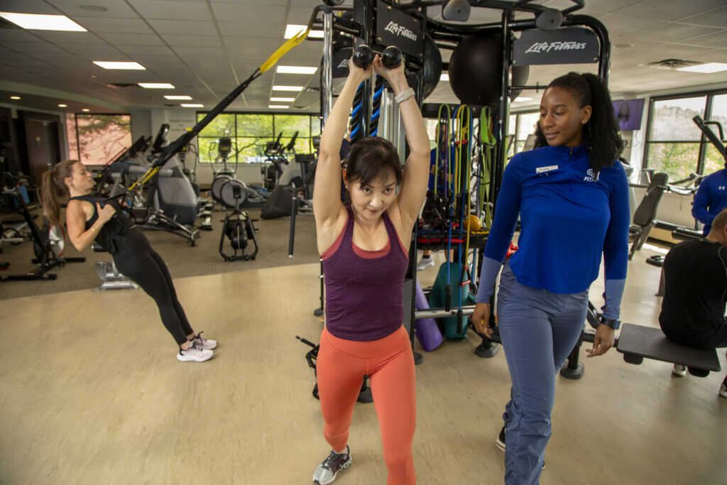 State-of-the-art gym facilities at Kaplen JCC on the Palisades.