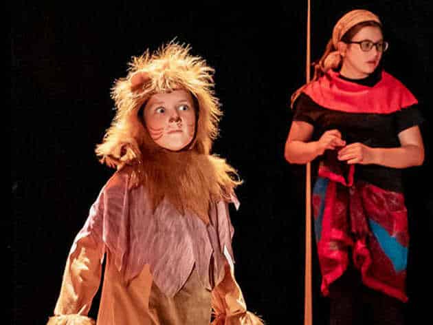 Children engaging in a lively performance at Kaplen JCC on the Palisades' Drama & Comedy Camp.