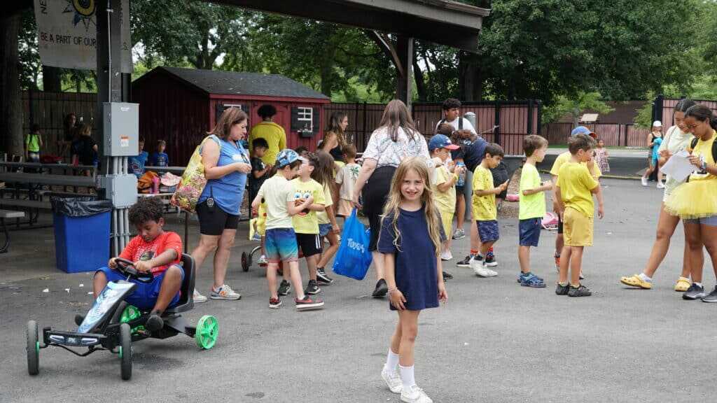 Children having fun at the Tikvah Minor camp.