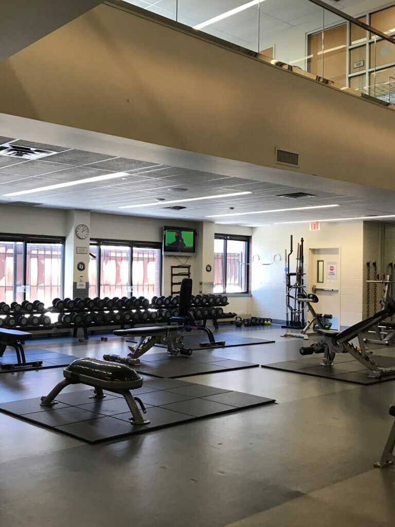 State-of-the-art fitness equipment at the Sadinoff Fitness Center, Kaplen JCC on the Palisades.